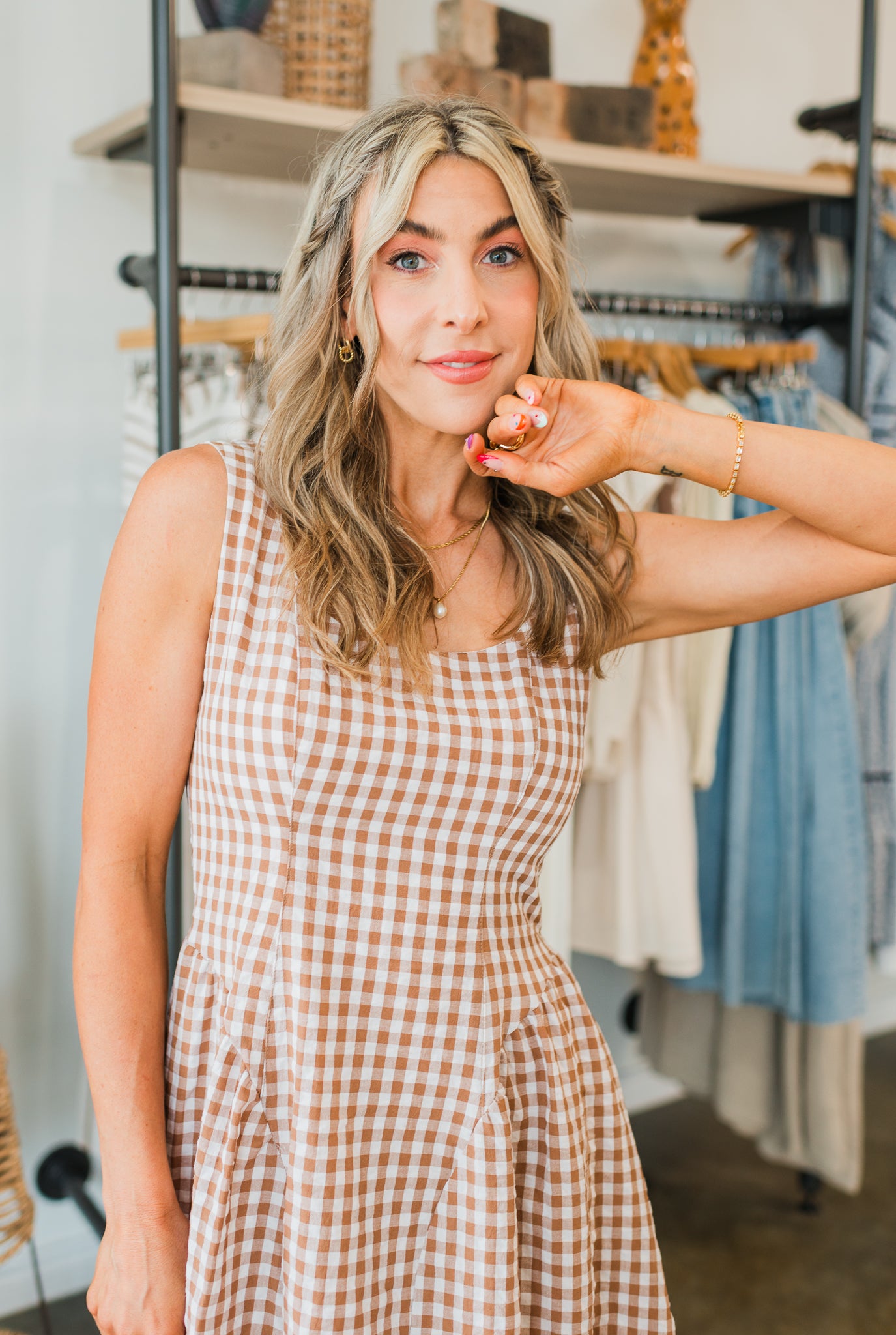 Summer Abroad Dress | Gingham