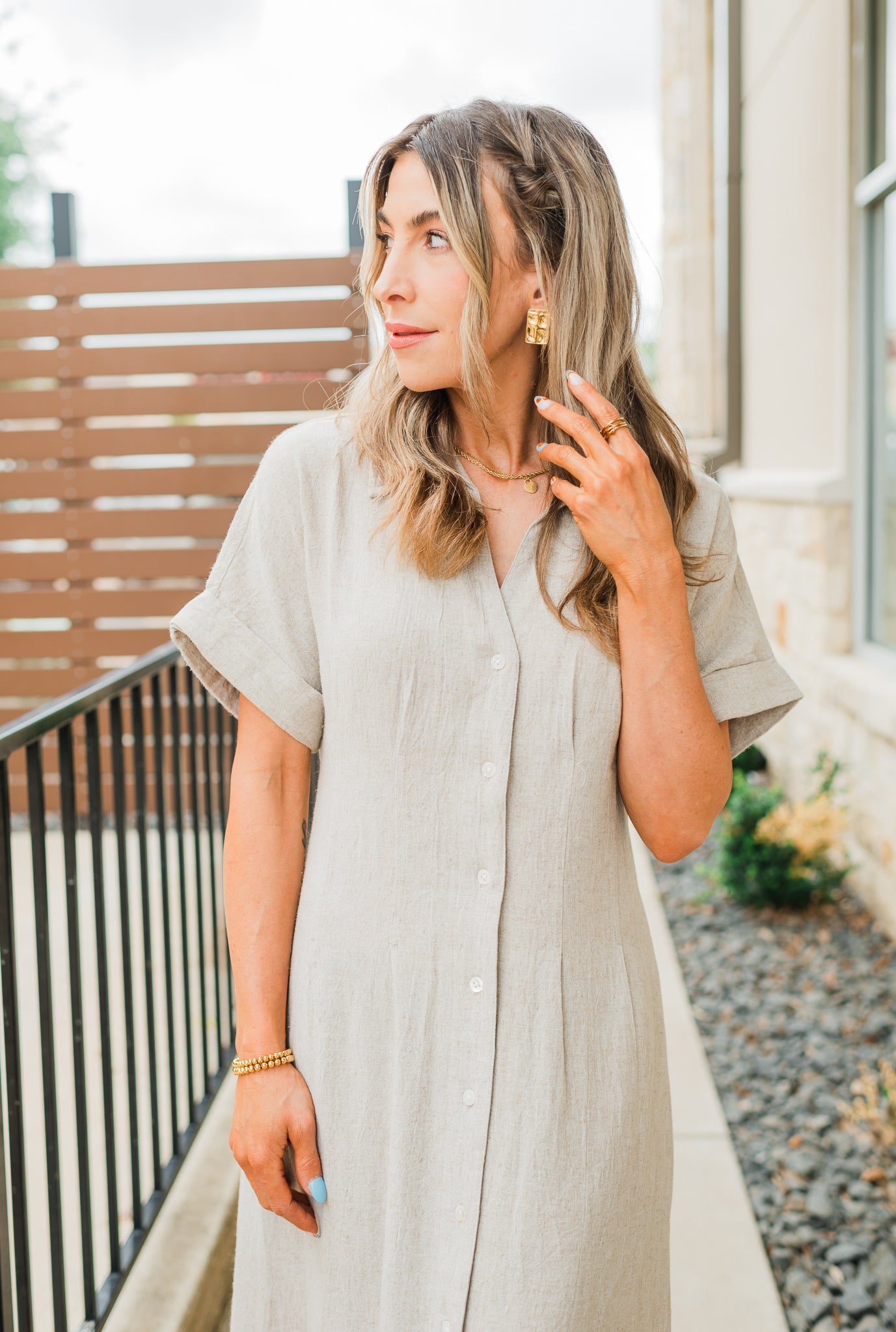 Monaco Dress | Natural