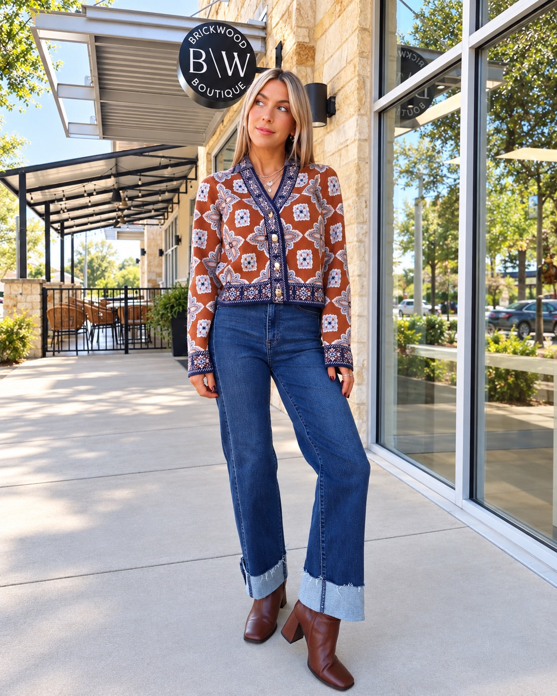 Caroline Knit Cardigan | Cinnamon