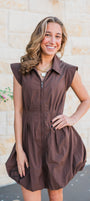 Arielle Dress | Brown