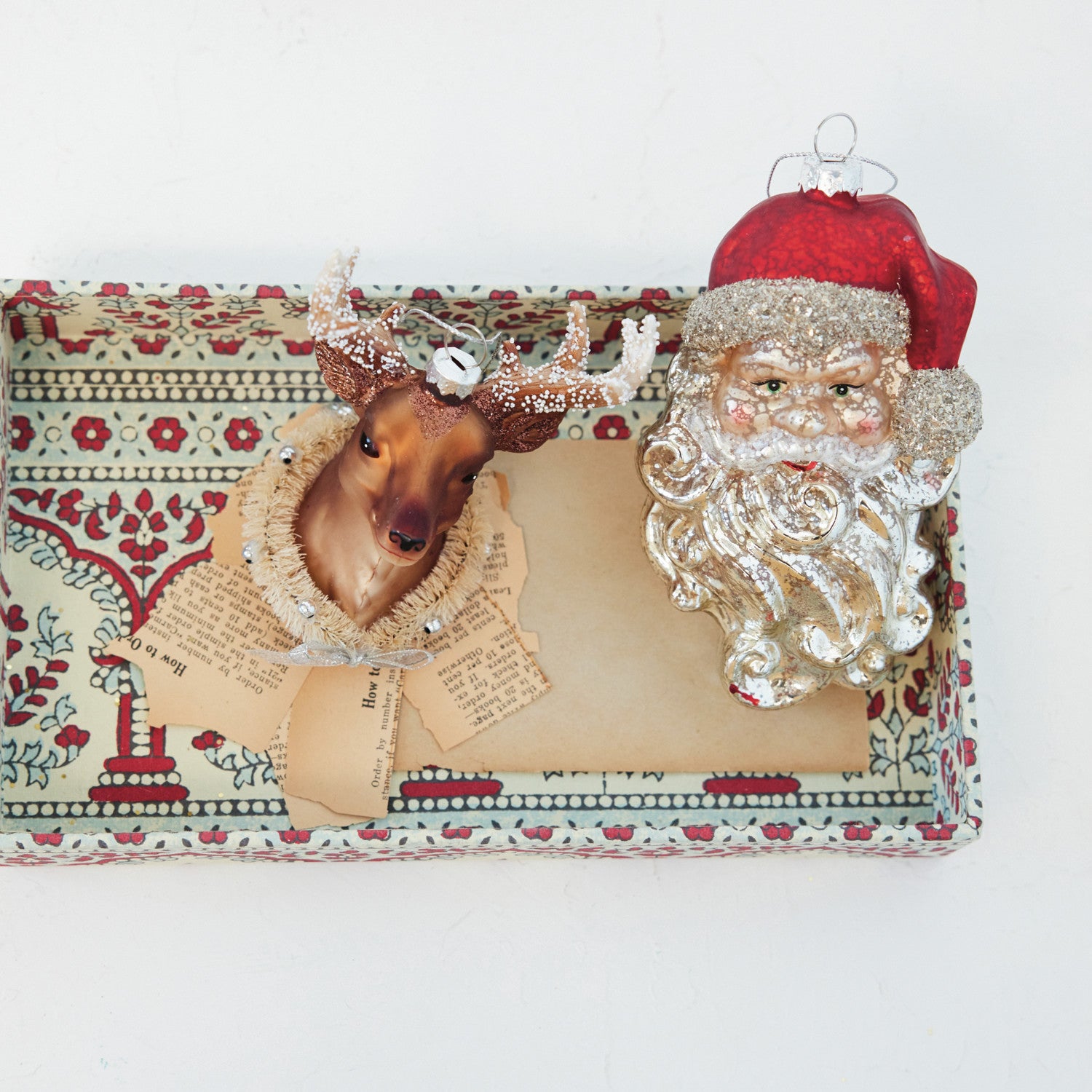 Ornament | Glass Deer Head