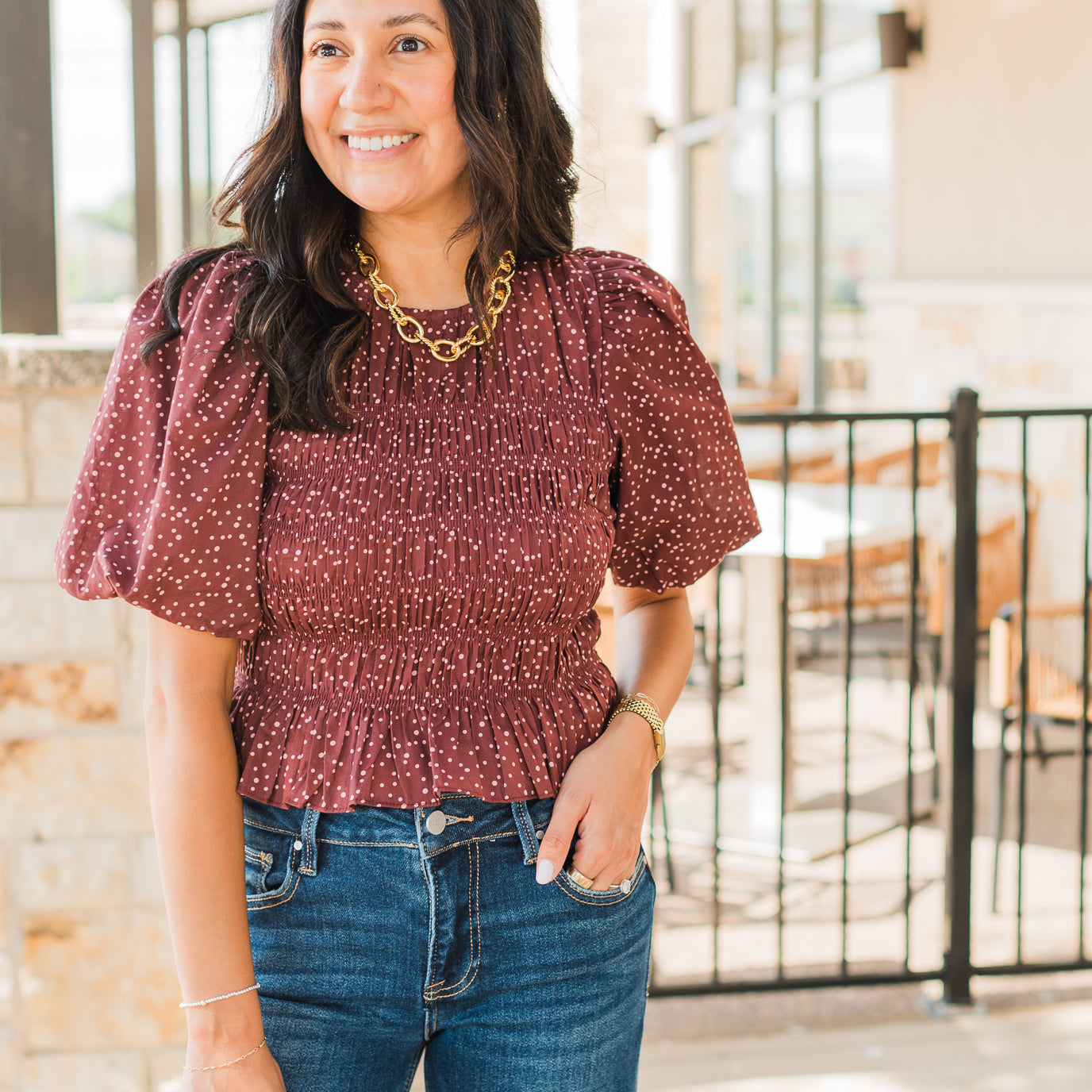Addie Top | Plum