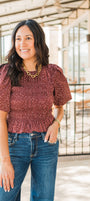 Addie Top | Plum