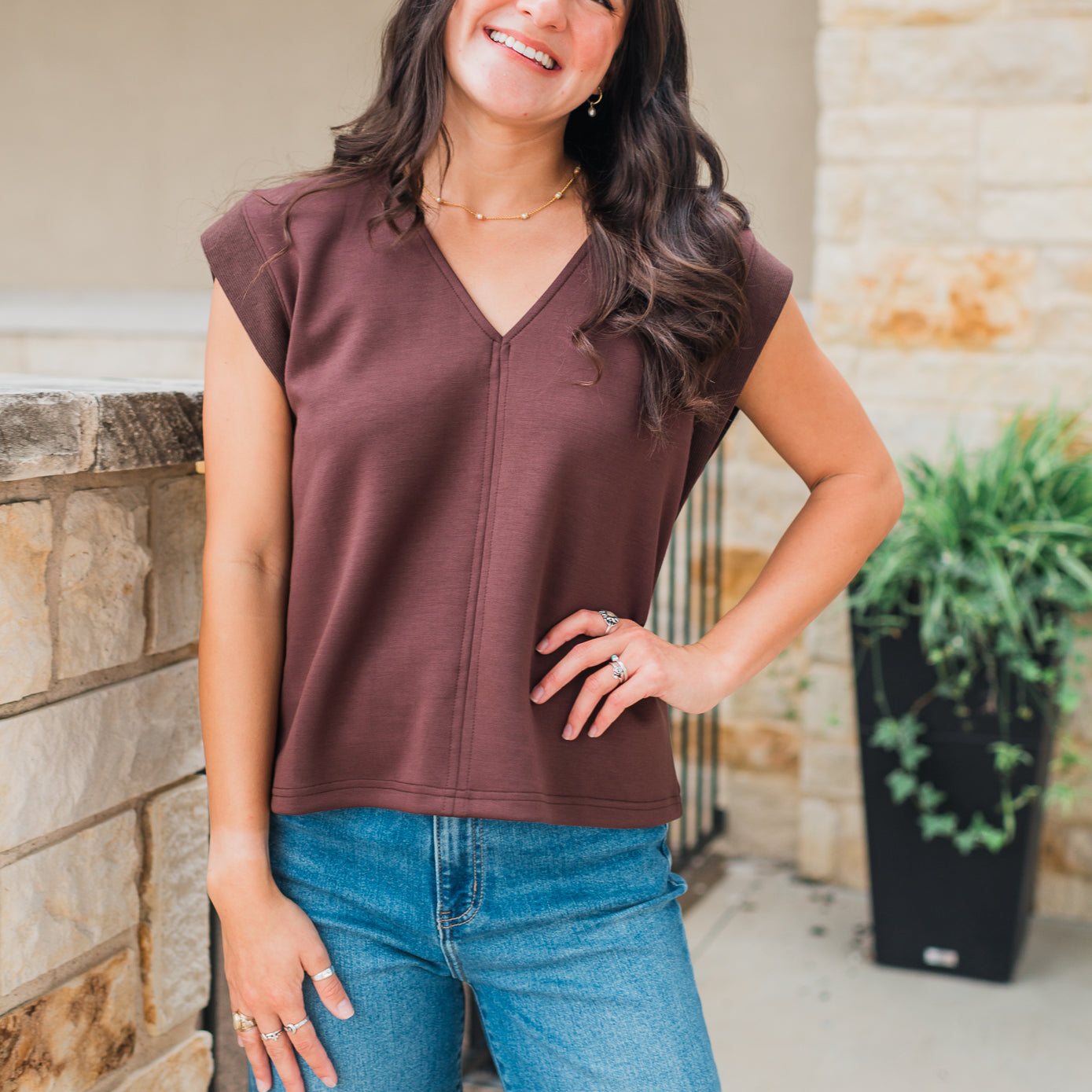 Ellie Top | Espresso