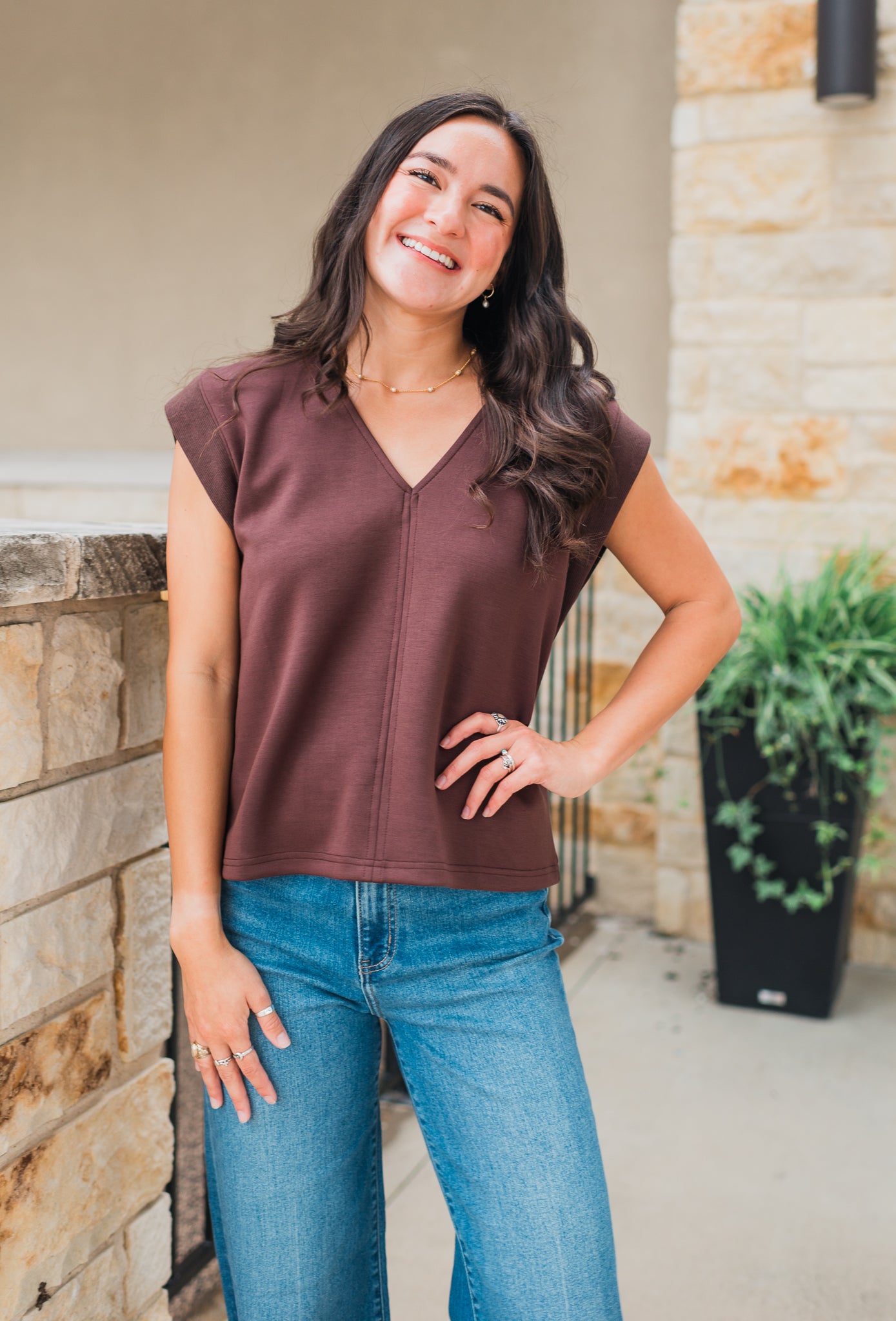 Ellie Top | Espresso