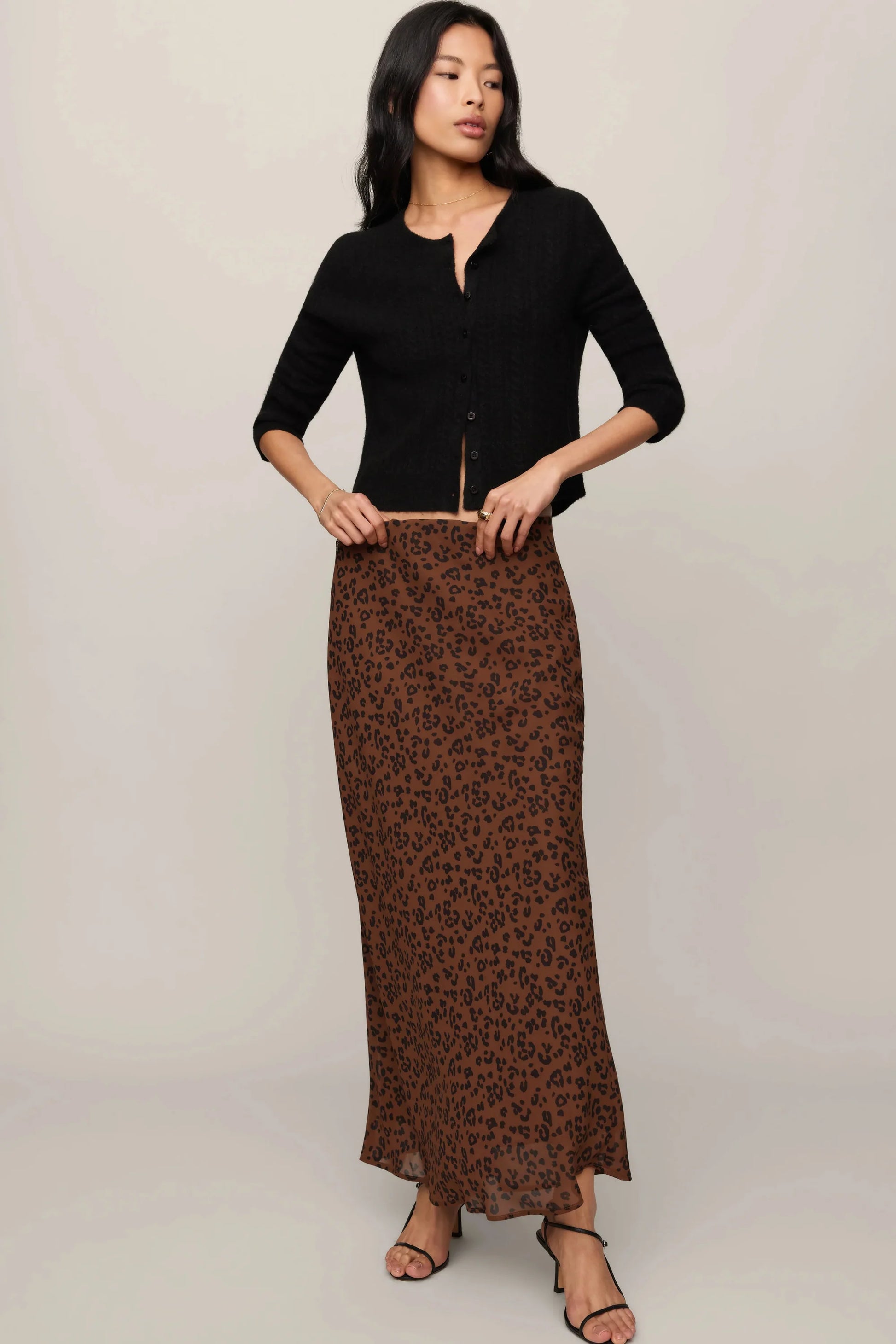 Europa Leopard Skirt | Burnt Umber