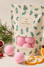 Mini Bath Bombs | Christmas Holly