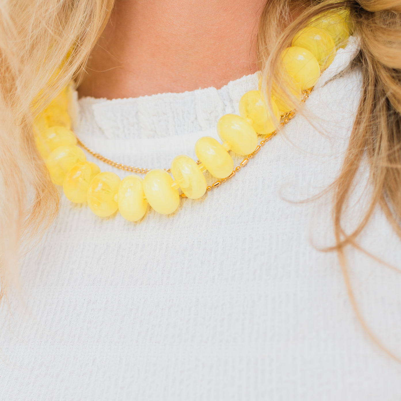 Necklace | Yellow Pop