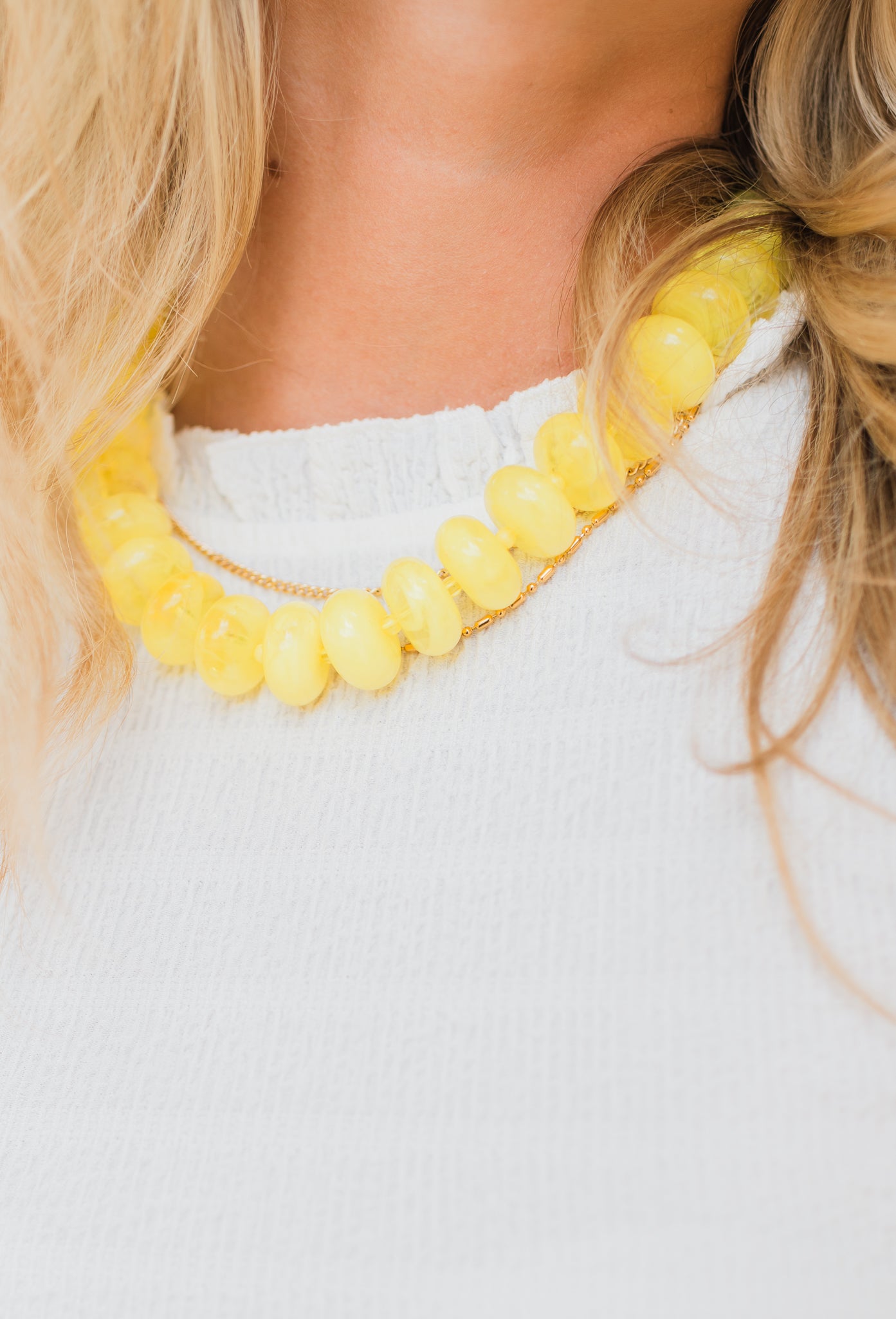 Necklace | Yellow Pop