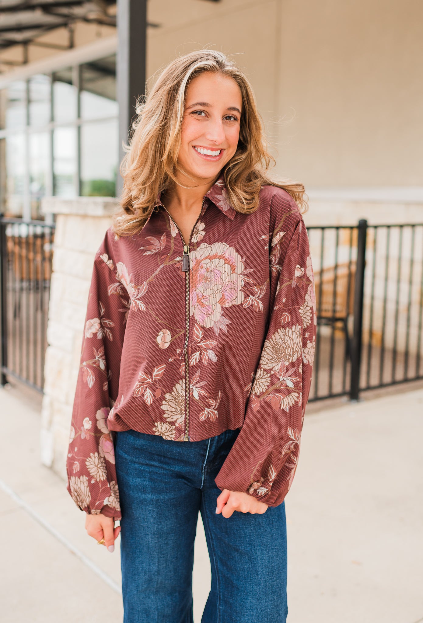 Ellery Jacket | Merlot Floral