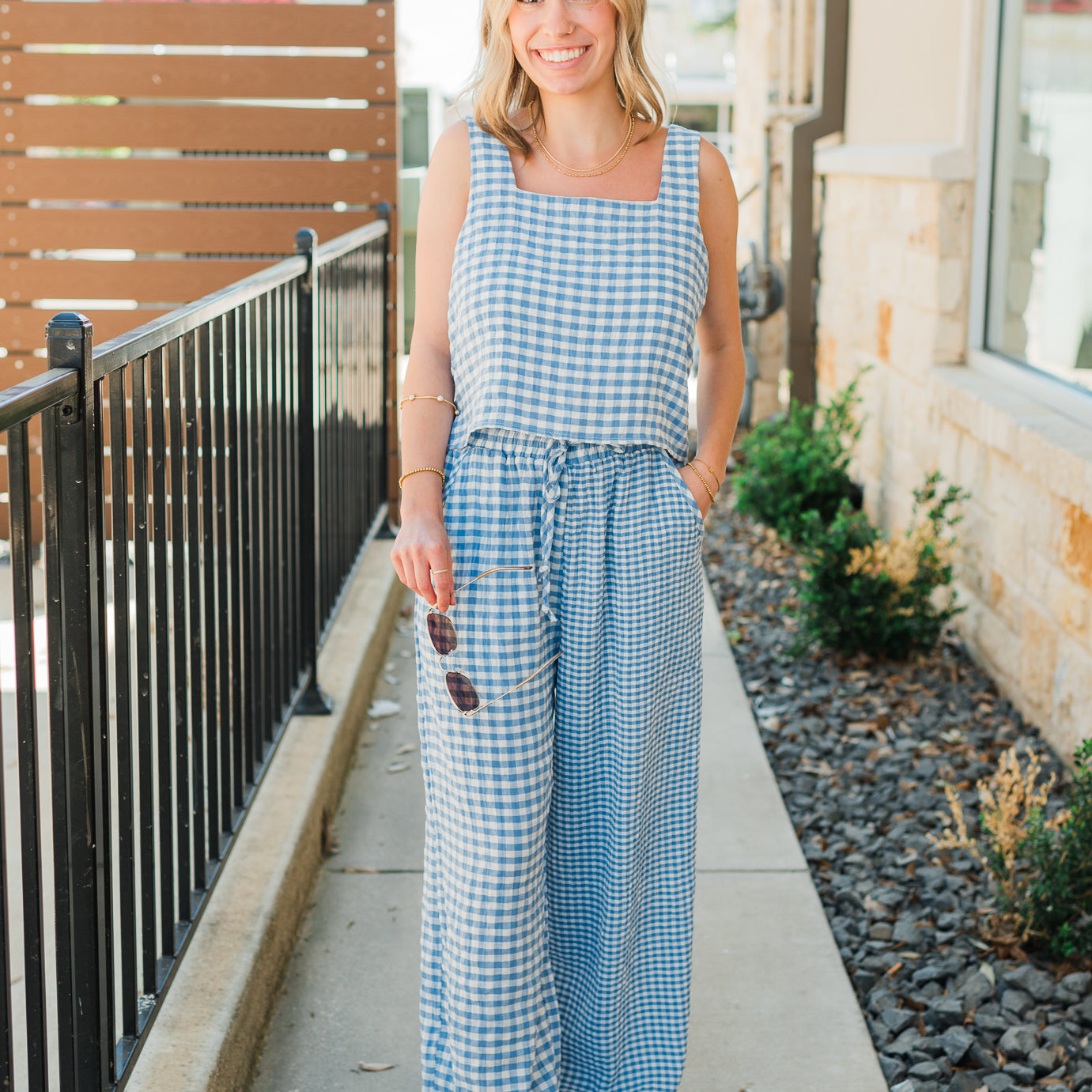 Sedona Set | Blue Gingham