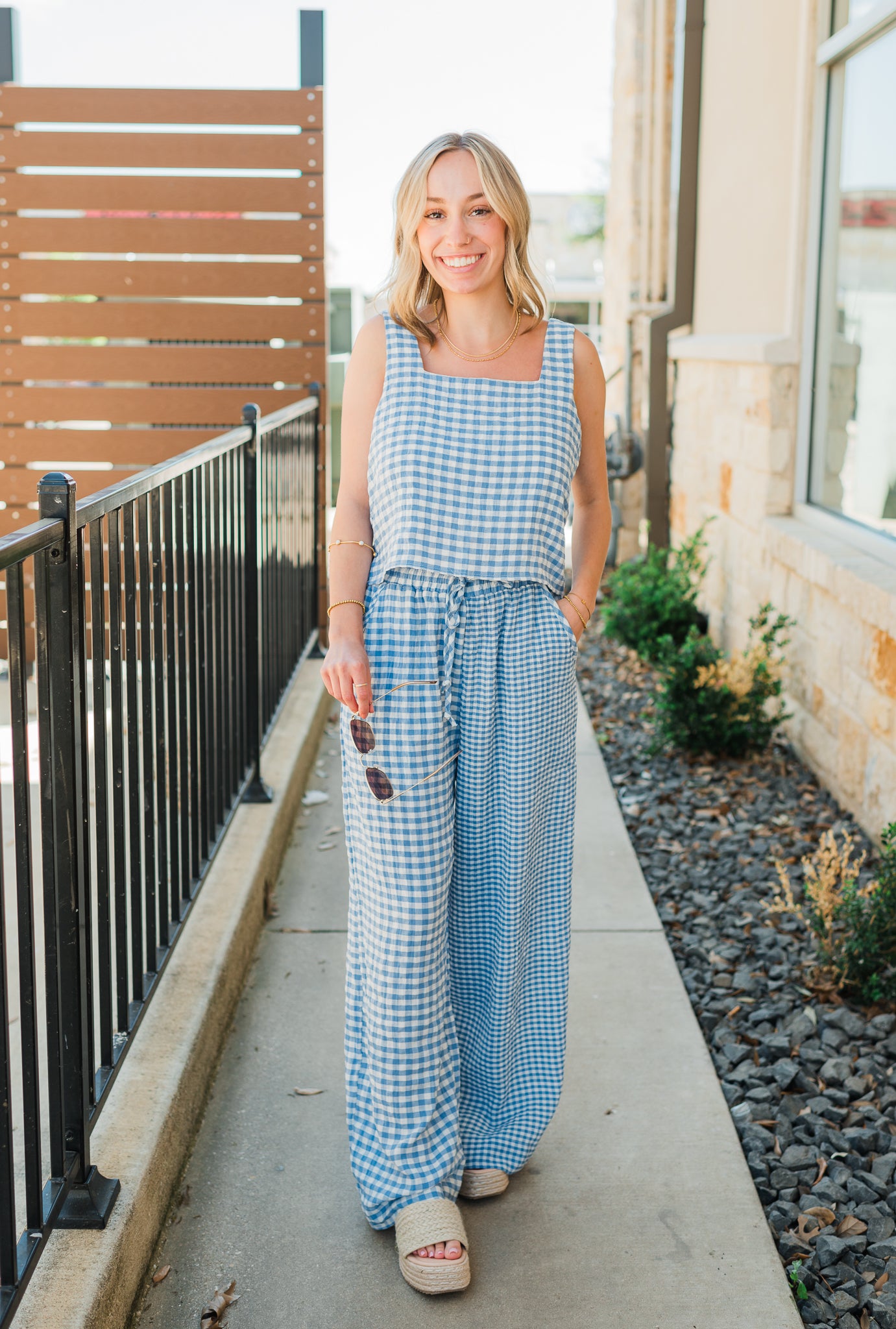 Sedona Set | Blue Gingham