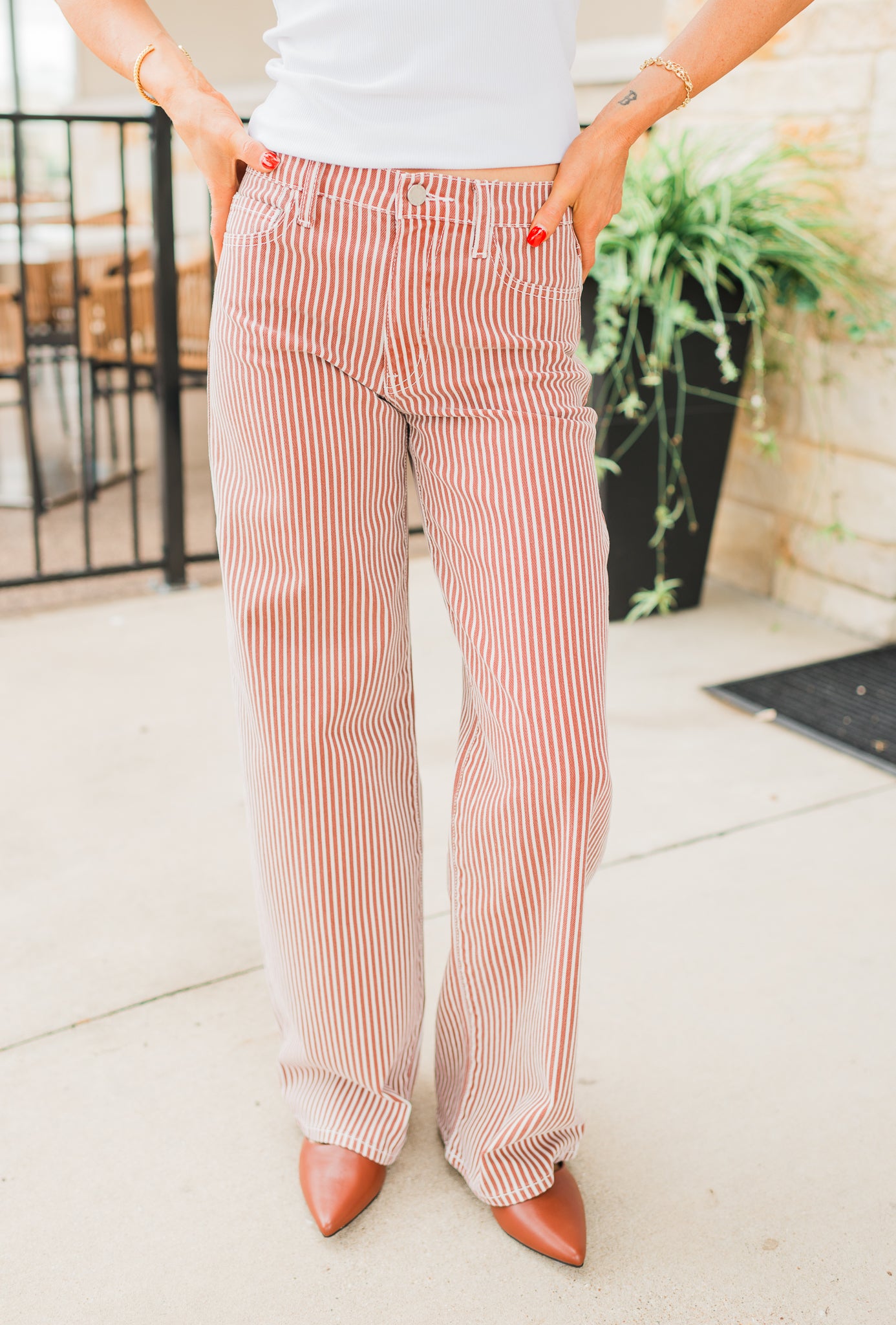 Austin Jeans | Cinnamon Stripe
