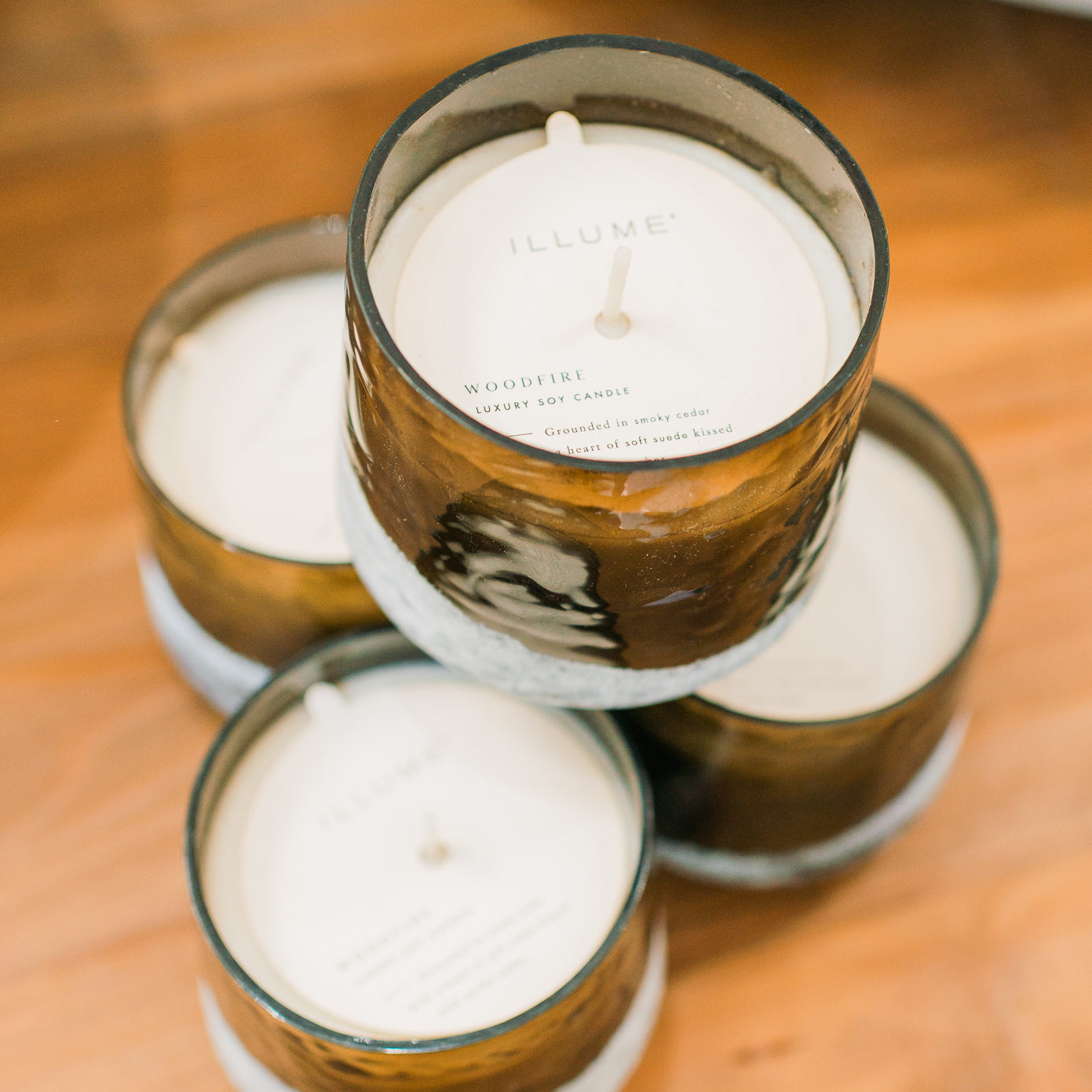 Baltic Glass Candle | Woodfire