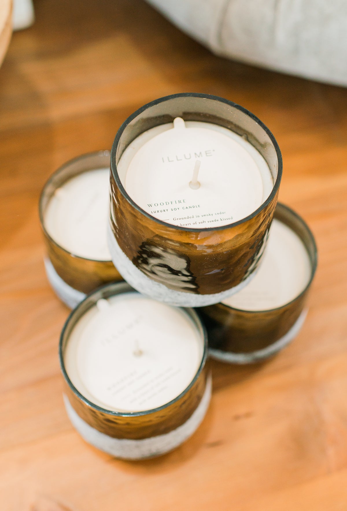 Baltic Glass Candle | Woodfire