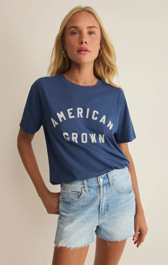 Z Supply | American Grown Tee | True Navy