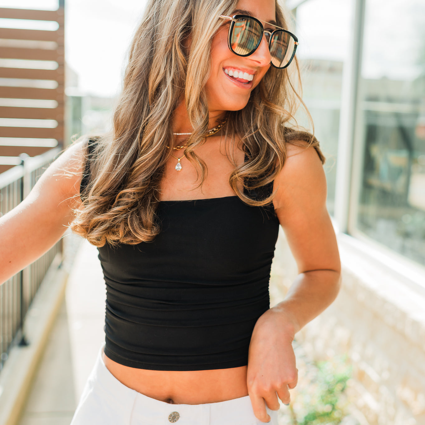 Paloma Knit Top | Black