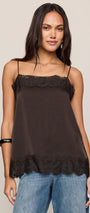Z Supply | Roselle Lace Cami | Cocoa Bean