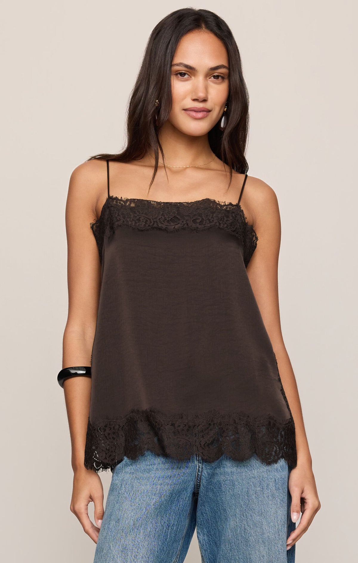 Z Supply | Roselle Lace Cami | Cocoa Bean