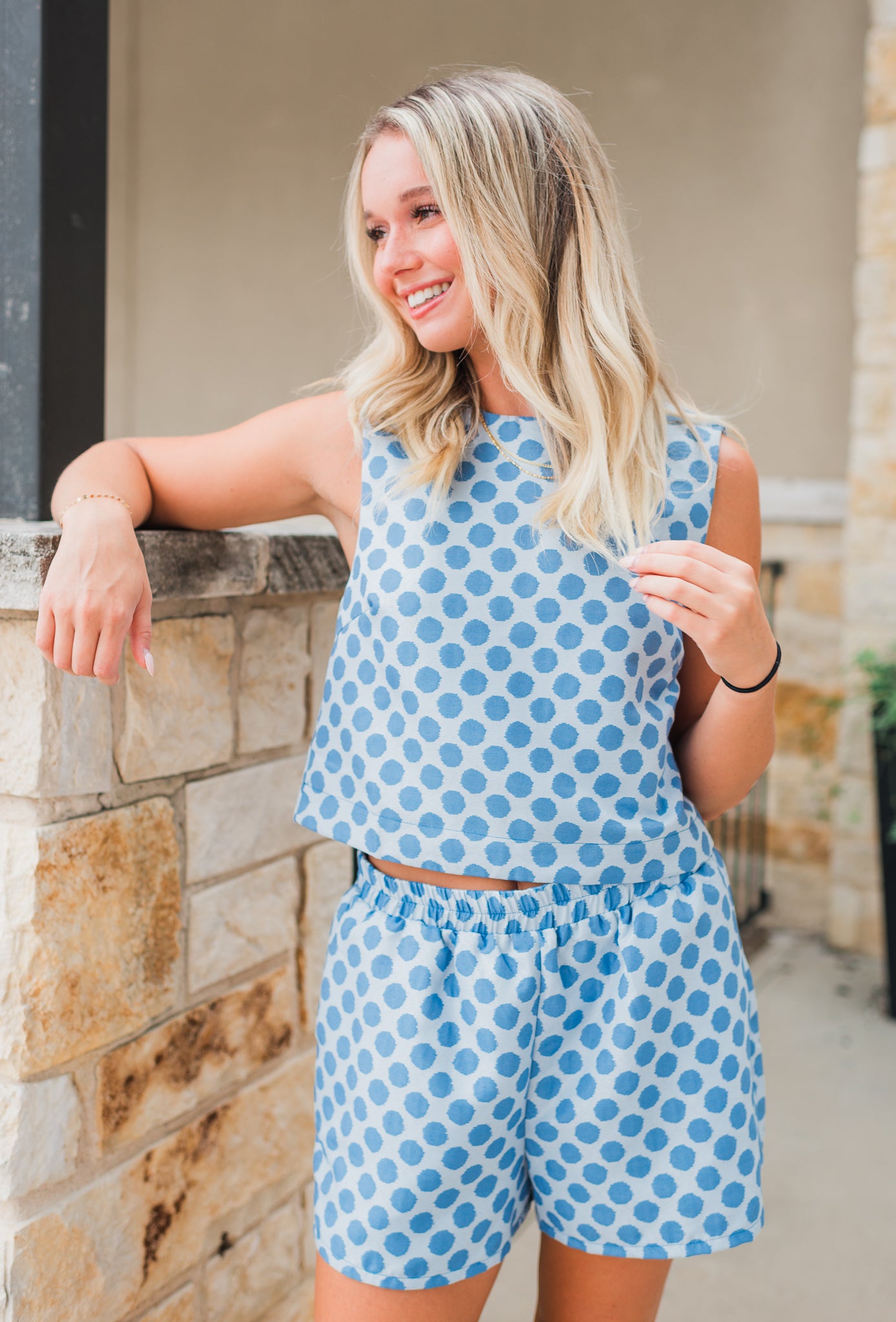 Lucca Top | Polka Dot