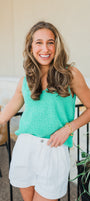Camryn Knit Top | Green
