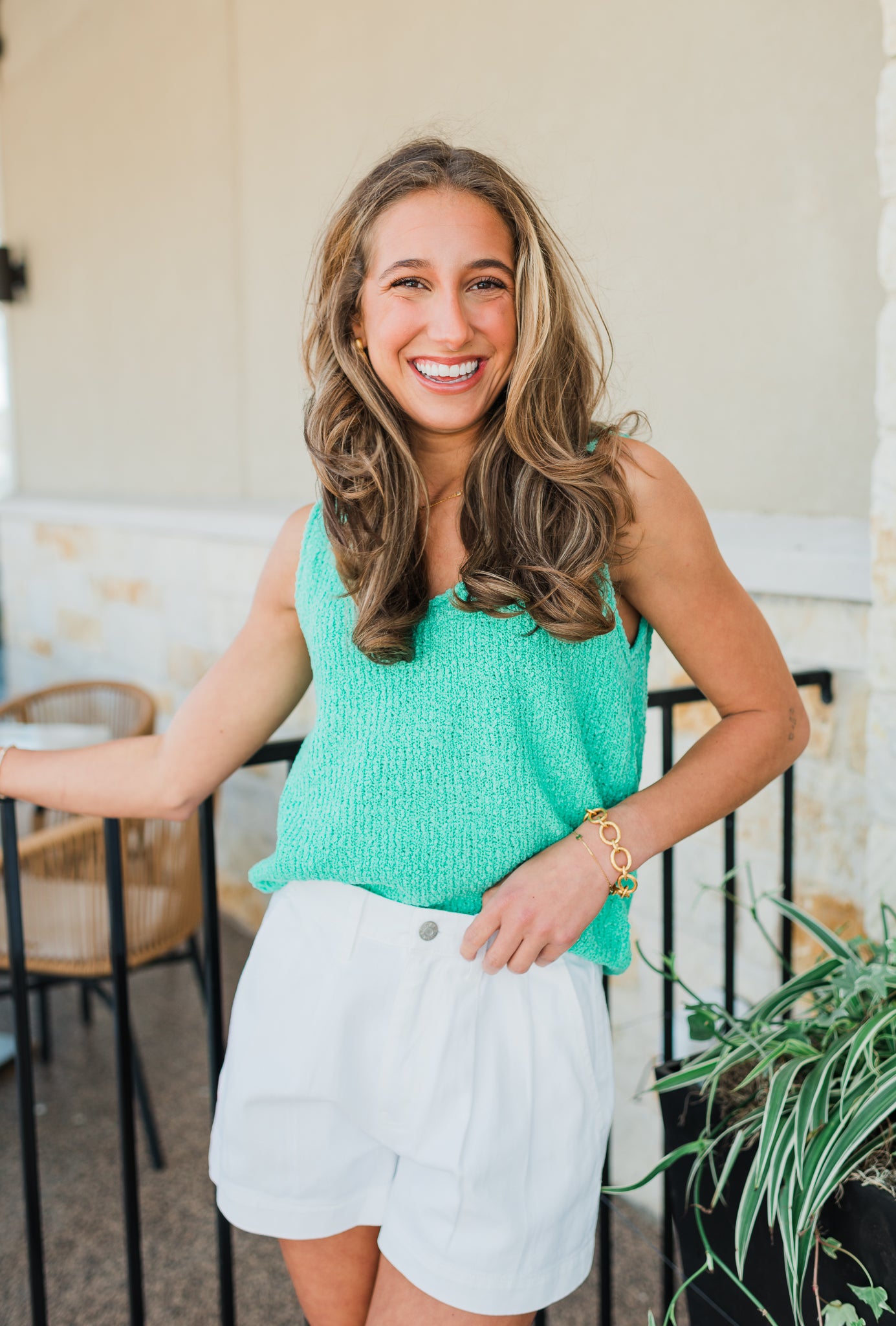 Camryn Knit Top | Green