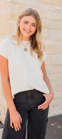 Riley Tee | Cream