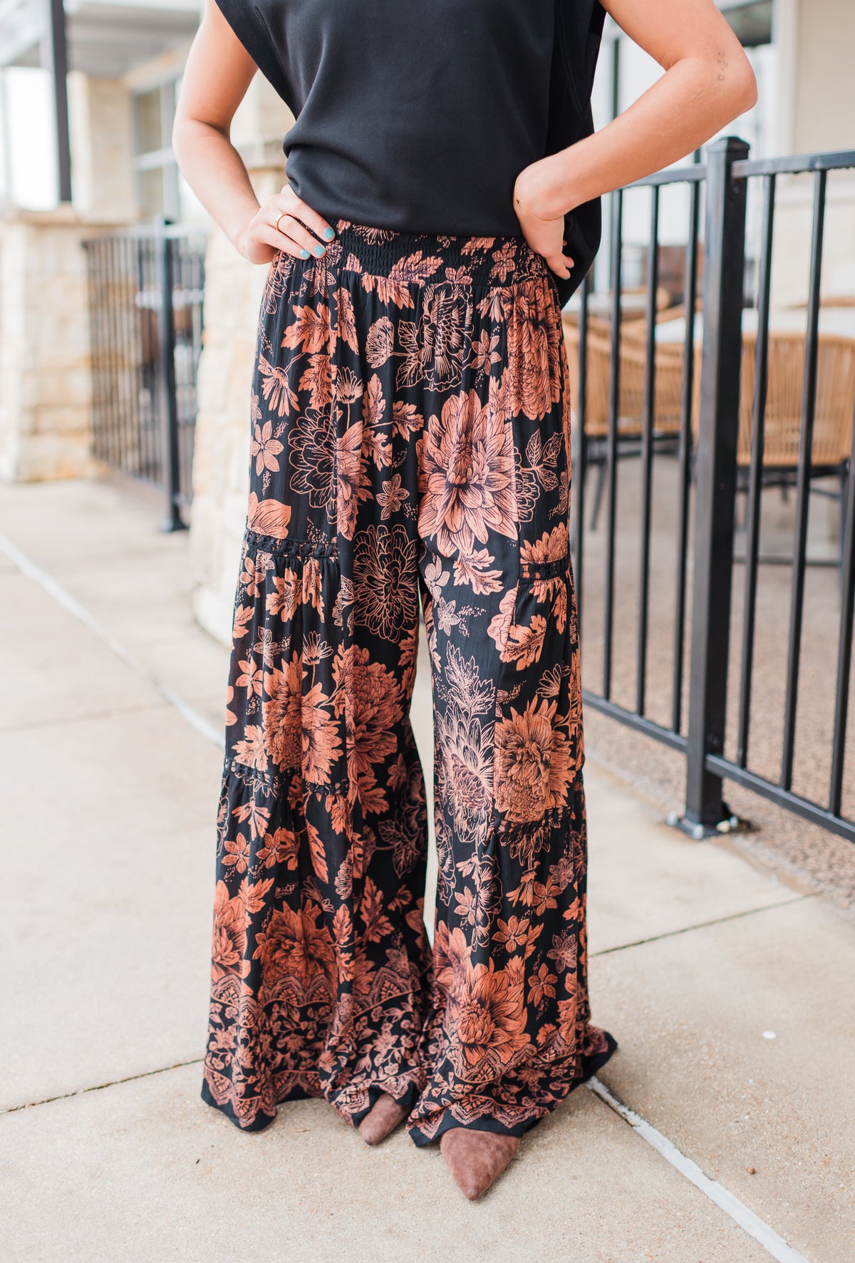 Iris Pants | Black Mix