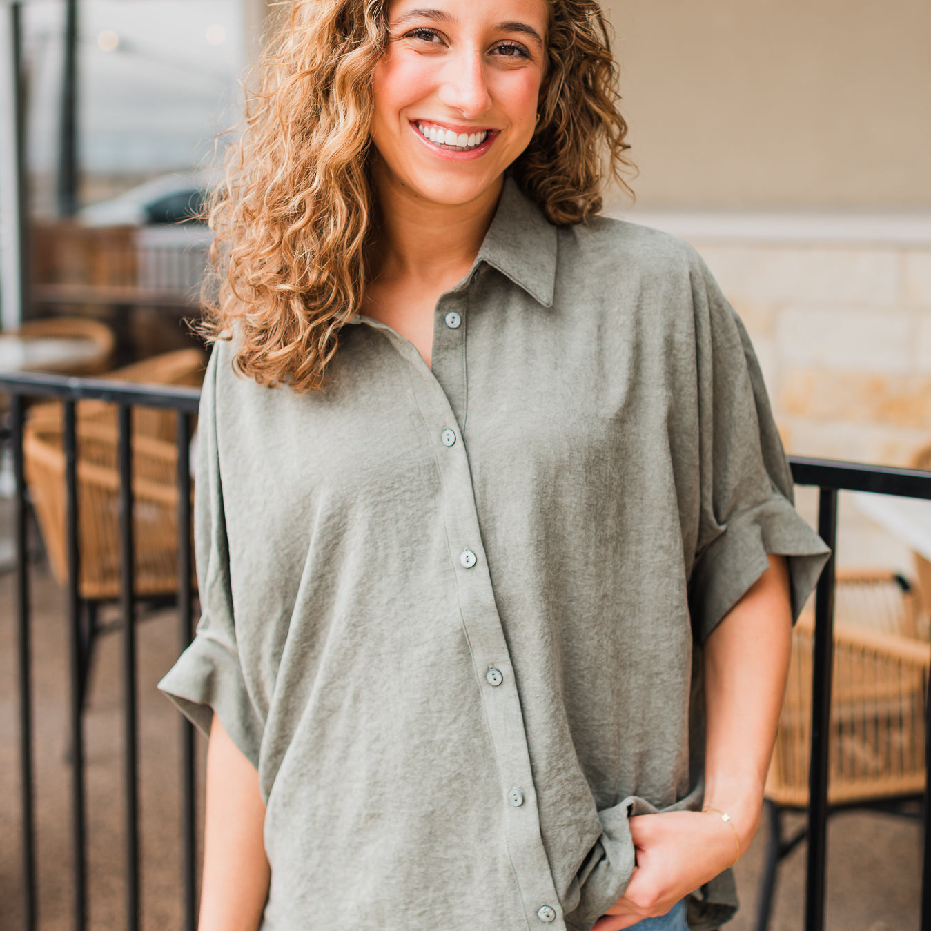 Laine Top | Olive