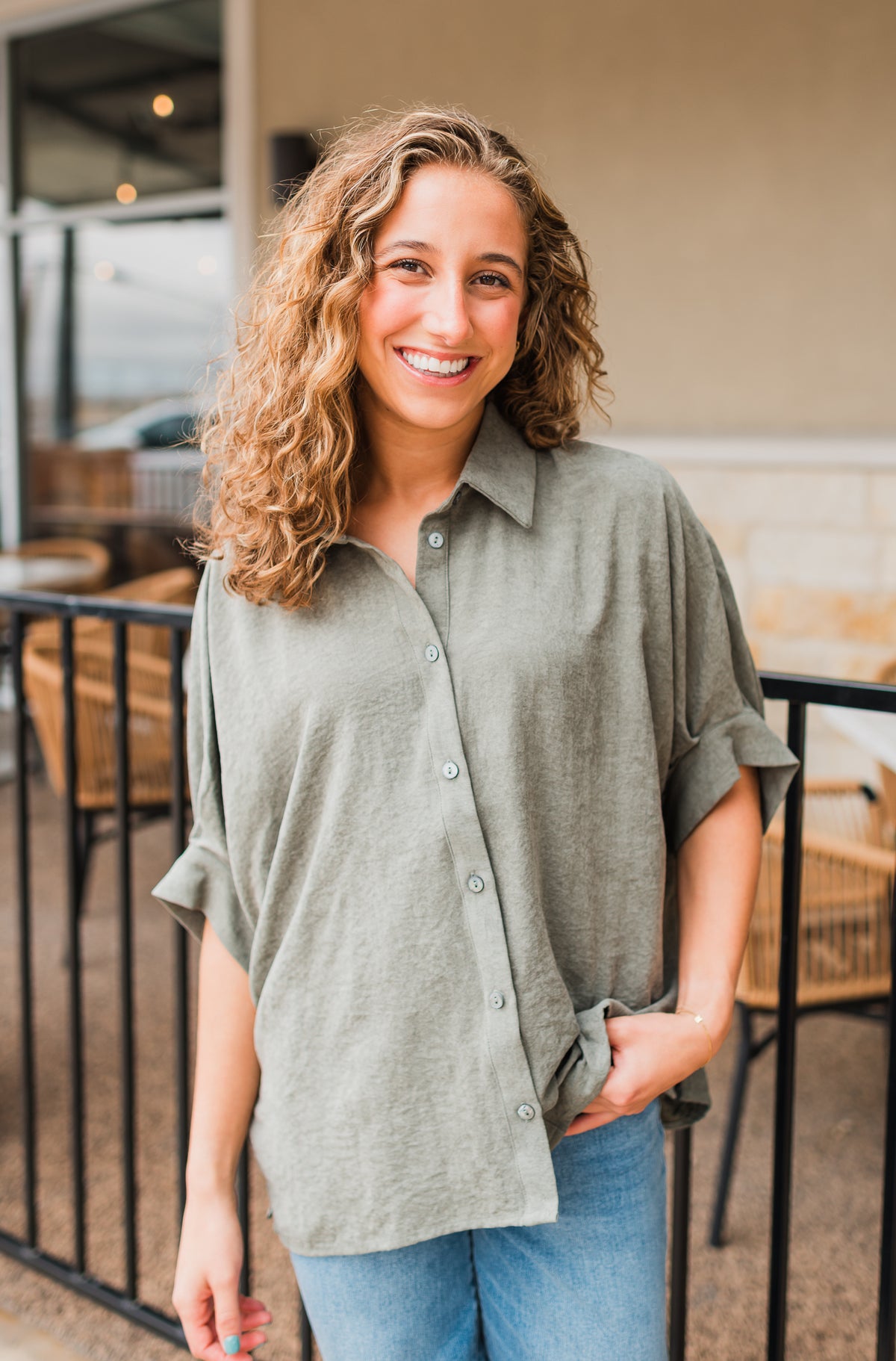Laine Top | Olive