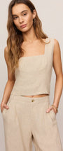 Z Supply | Magnolia Linen Top | Flax