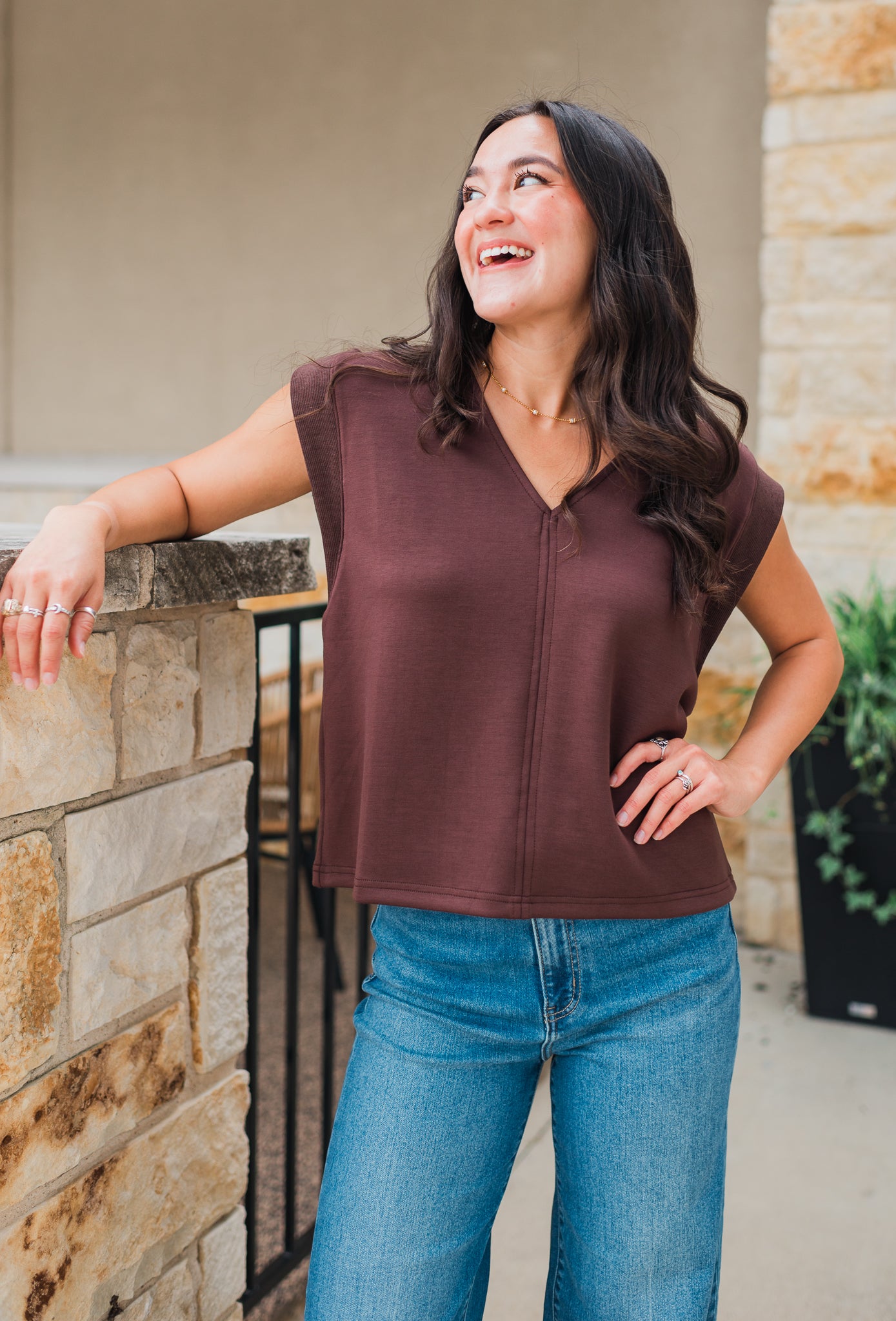Ellie Top | Espresso