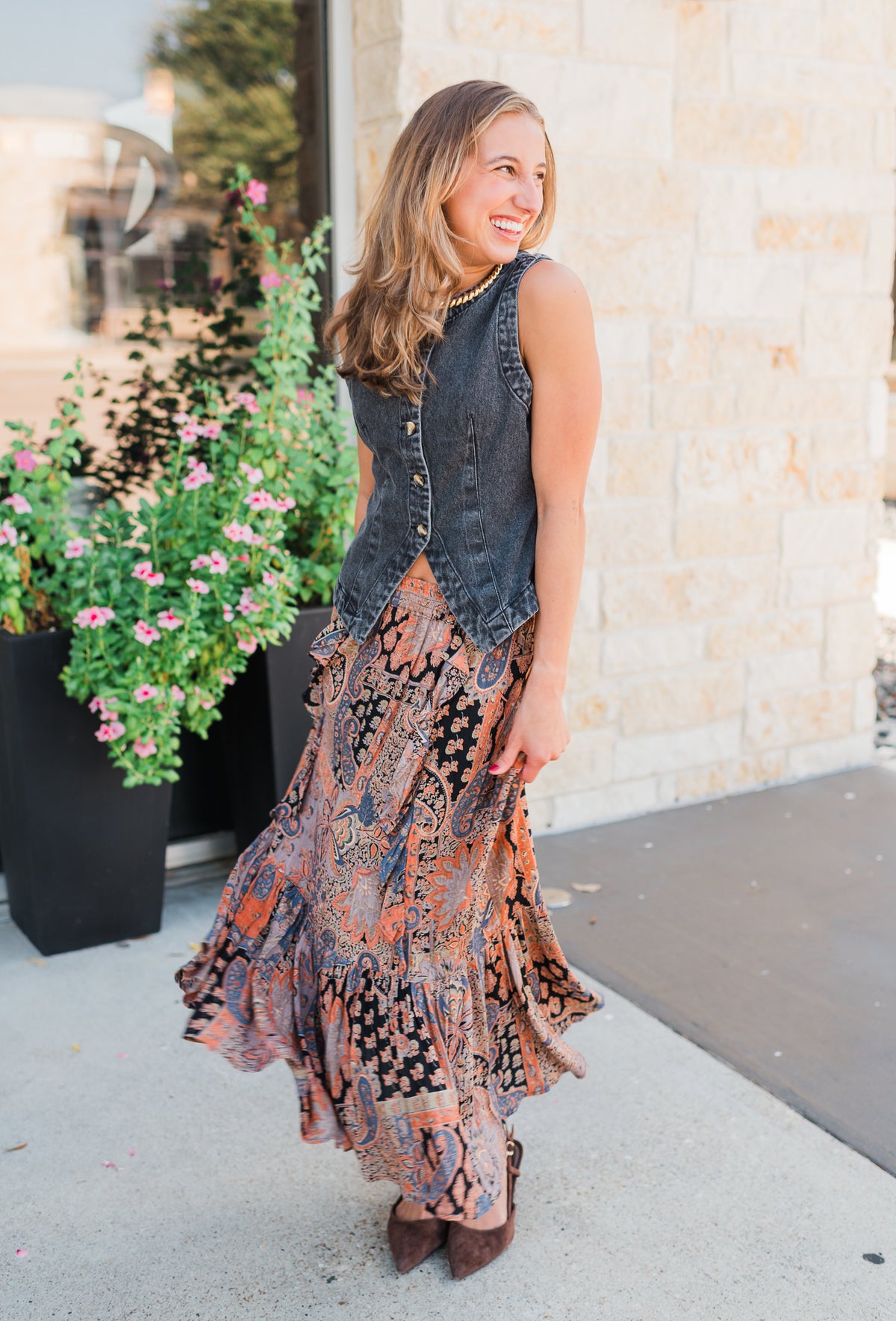 Kassidy Skirt | Black Mix