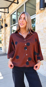 Kenley Top | Brown Dots