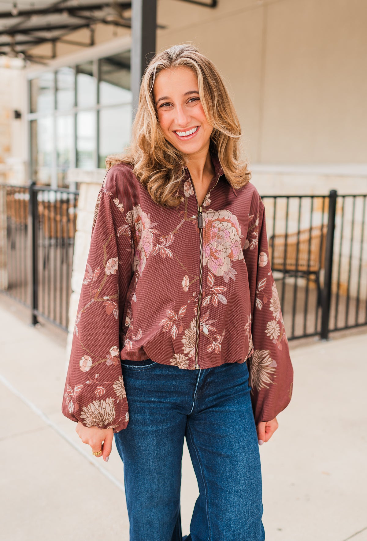 Ellery Jacket | Merlot Floral
