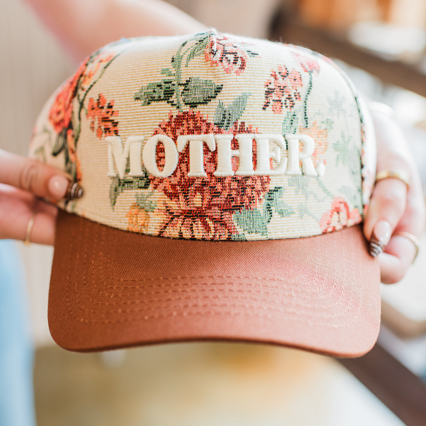 Embroidered Hat | Mother