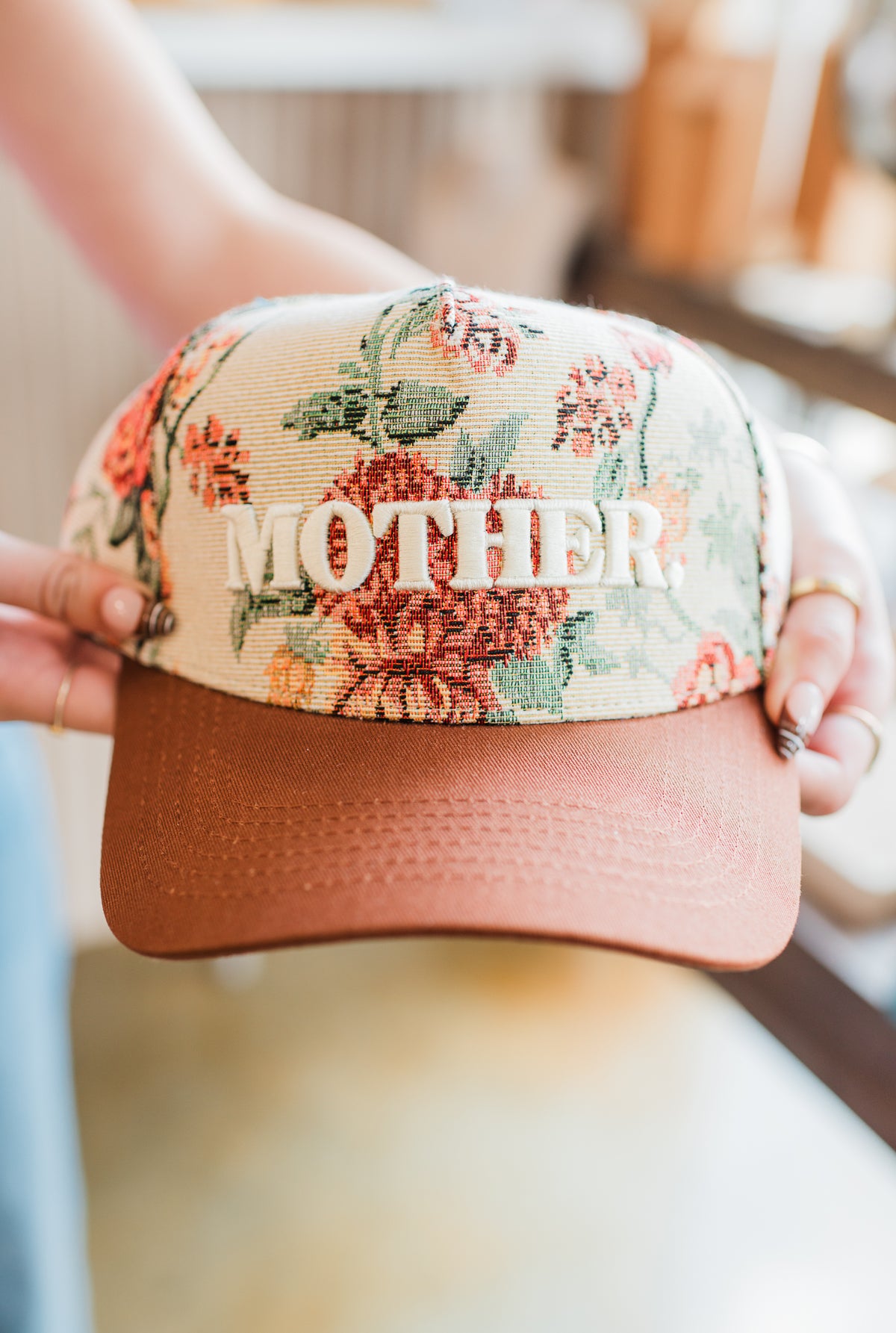 Embroidered Hat | Mother