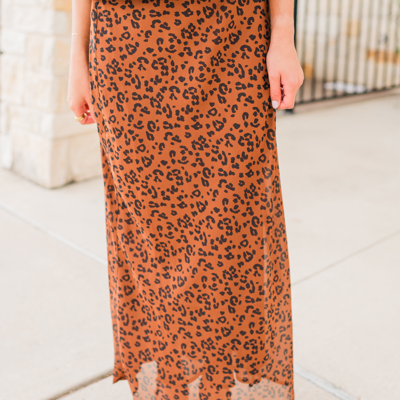Europa Leopard Skirt | Burnt Umber