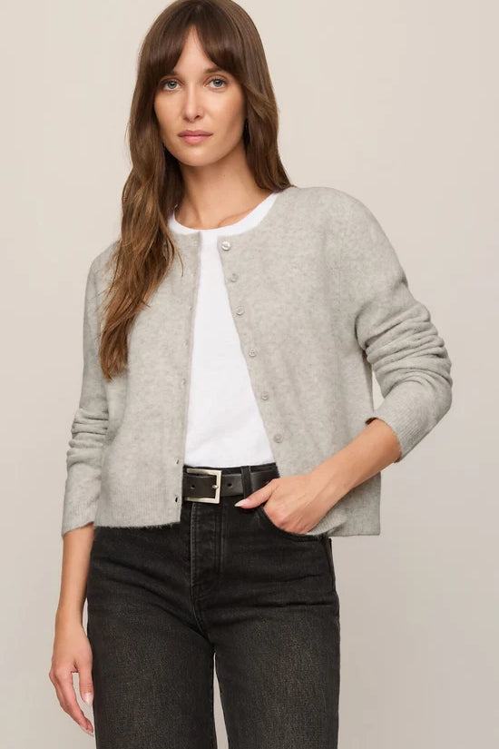 Medina Cardigan | Feather Grey