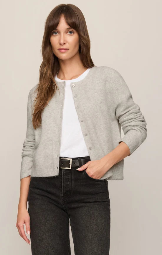 Medina Cardigan | Feather Grey