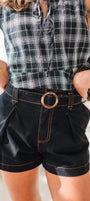 Bradley Shorts | Black Denim