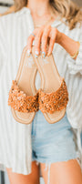 Spring Fever Sandals | Cognac