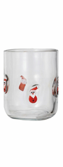 Holiday Icon Glass | Santa