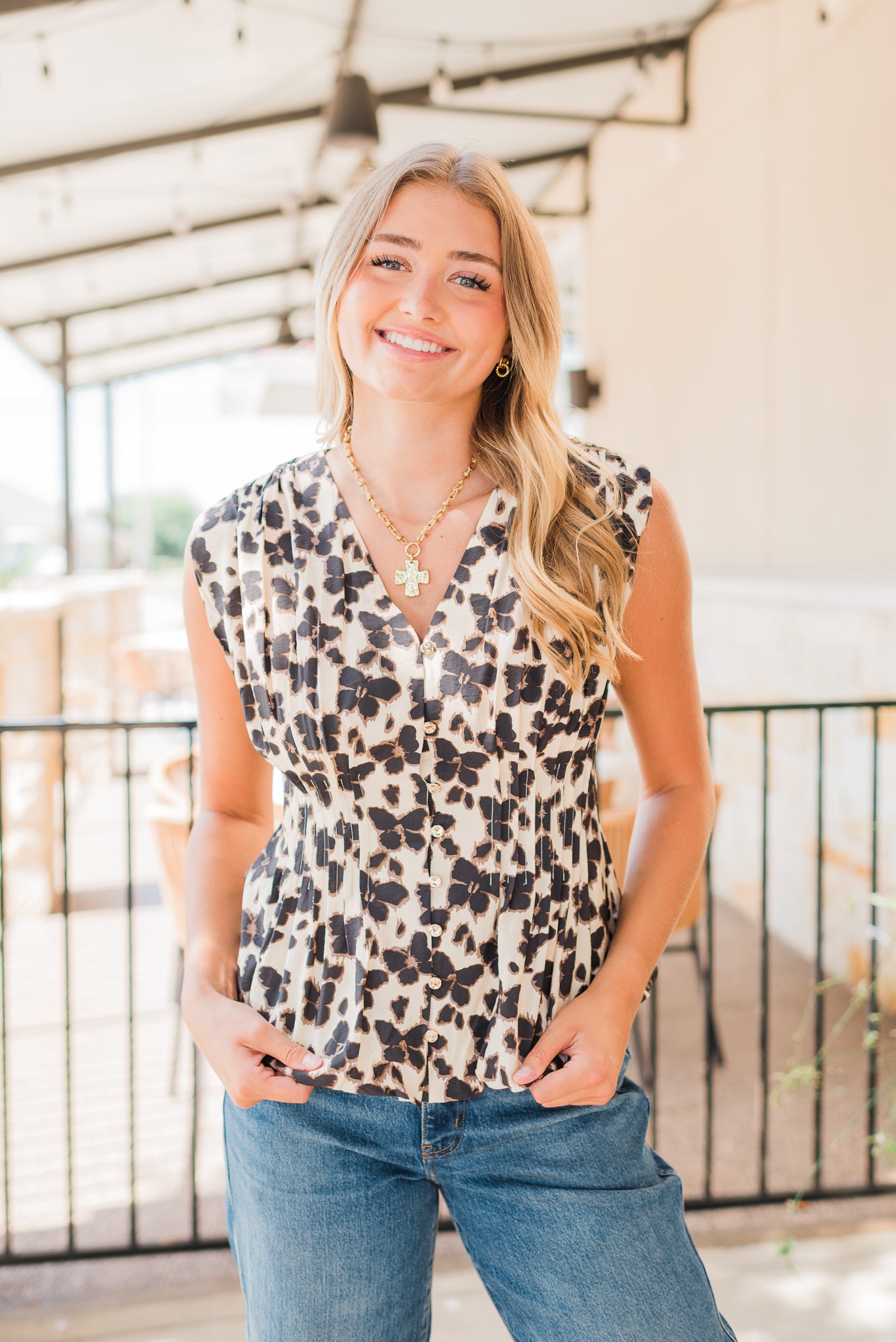 Lacie Top | Ecru