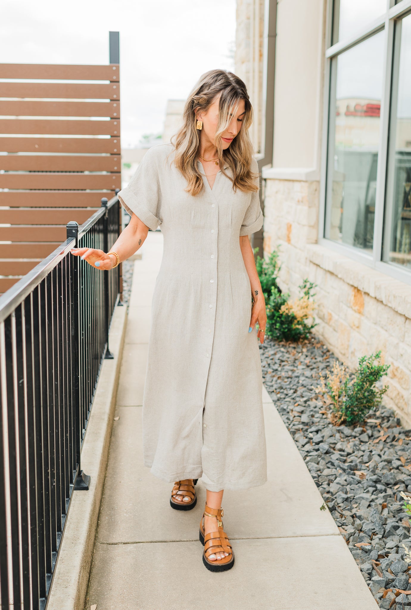 Monaco Dress | Natural