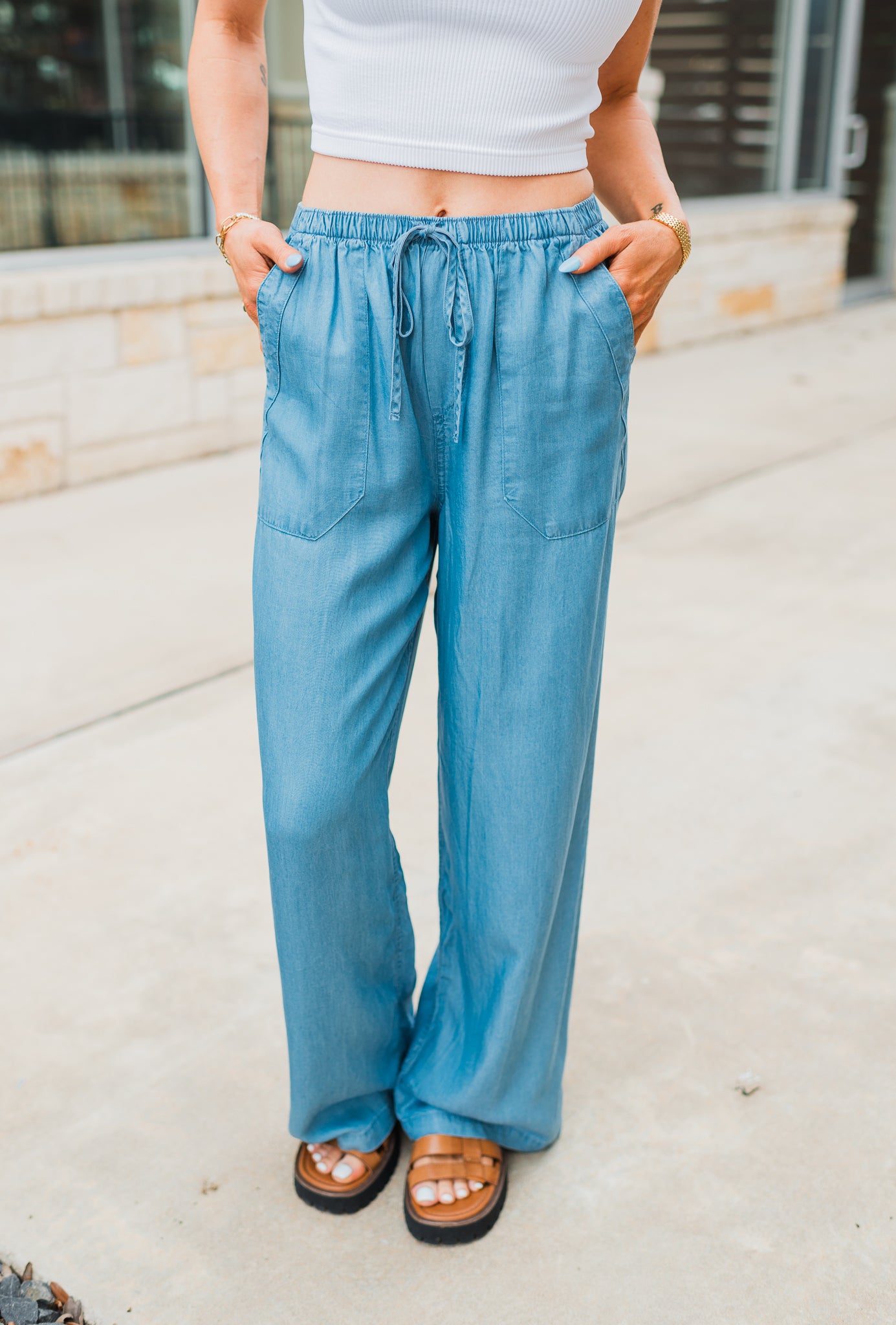 Rockport Pants | Chambray