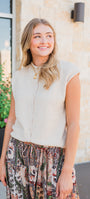Farrah Knit Top | Natural