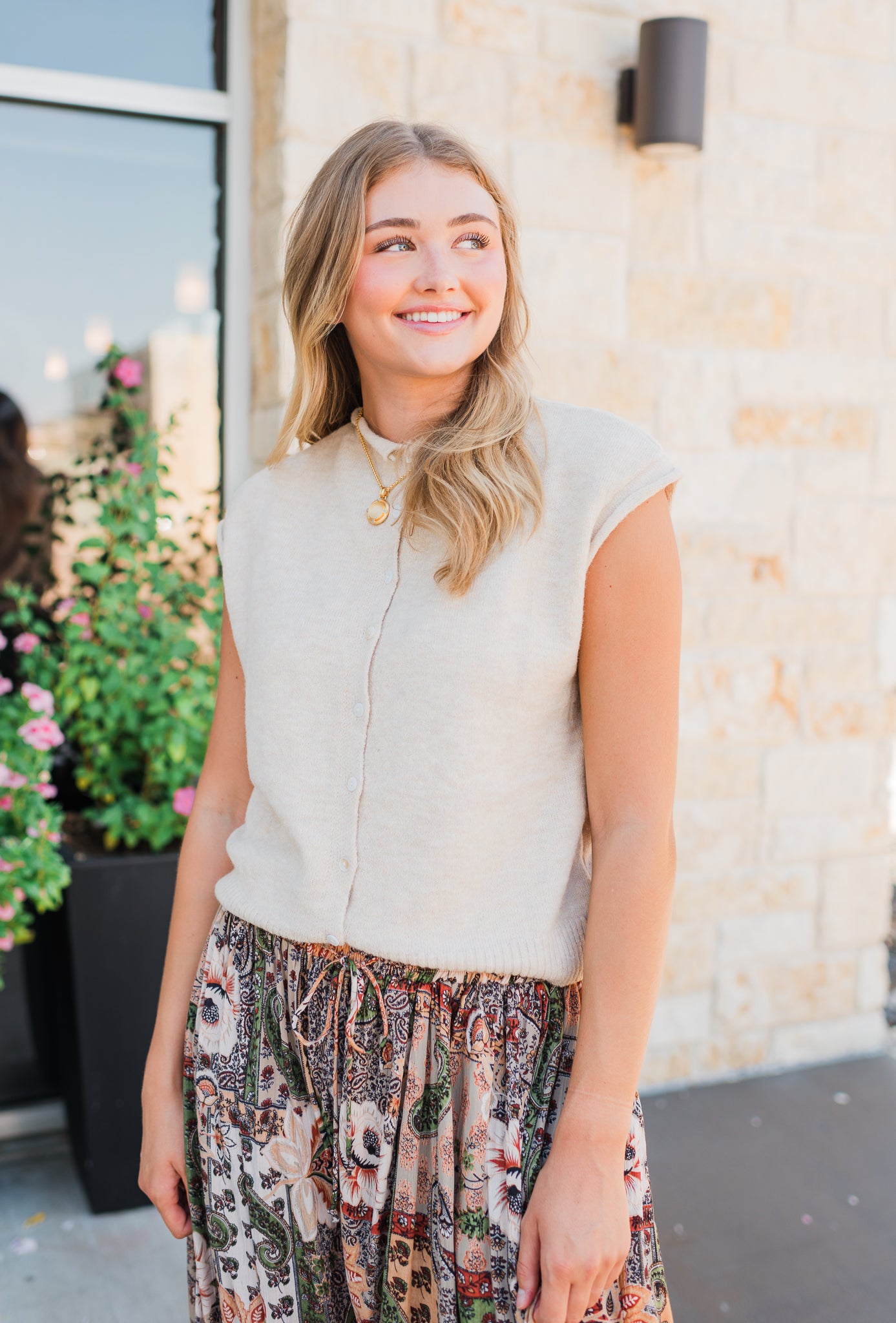 Farrah Knit Top | Natural