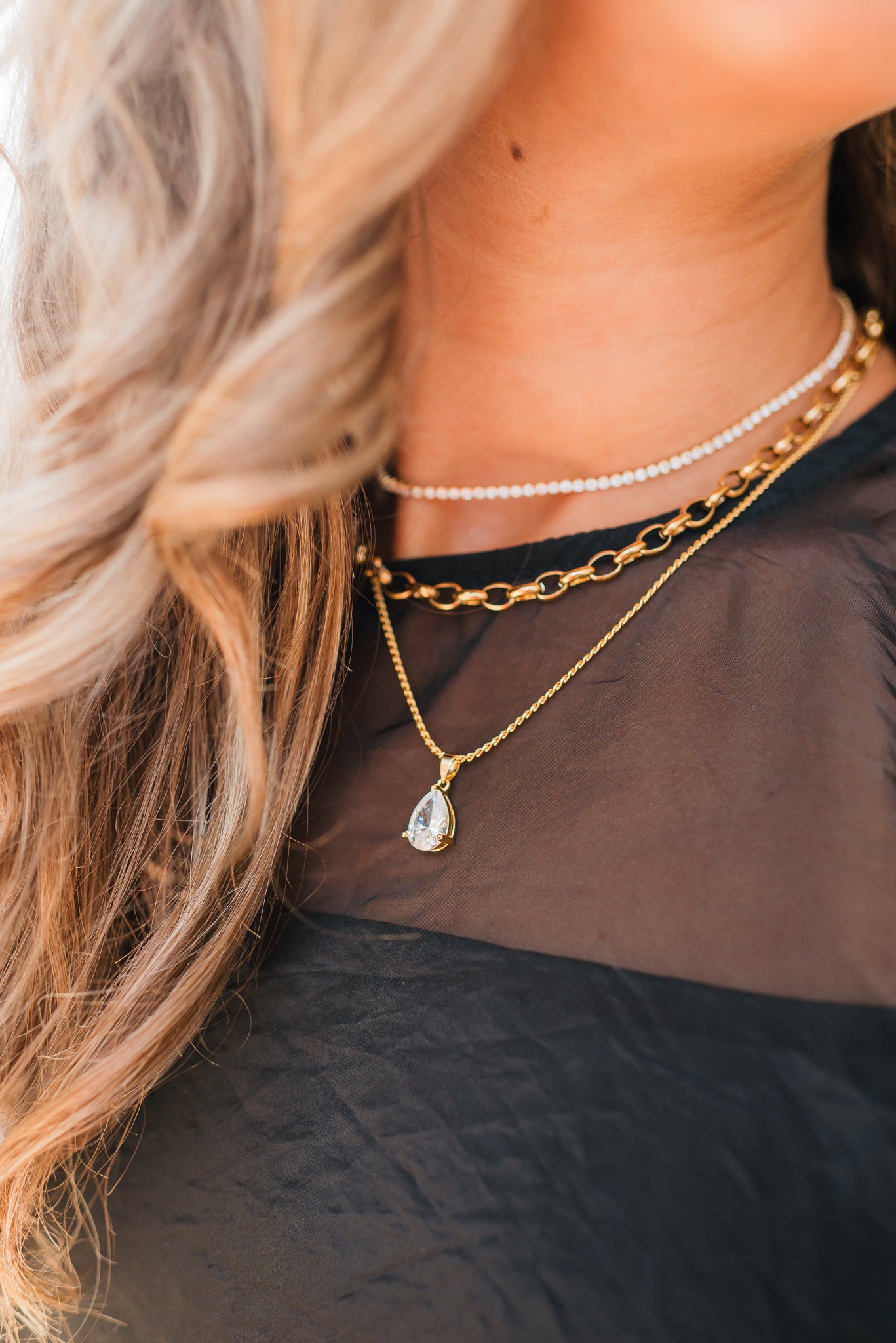 Brenda Grands | The Pear Pendant Necklace