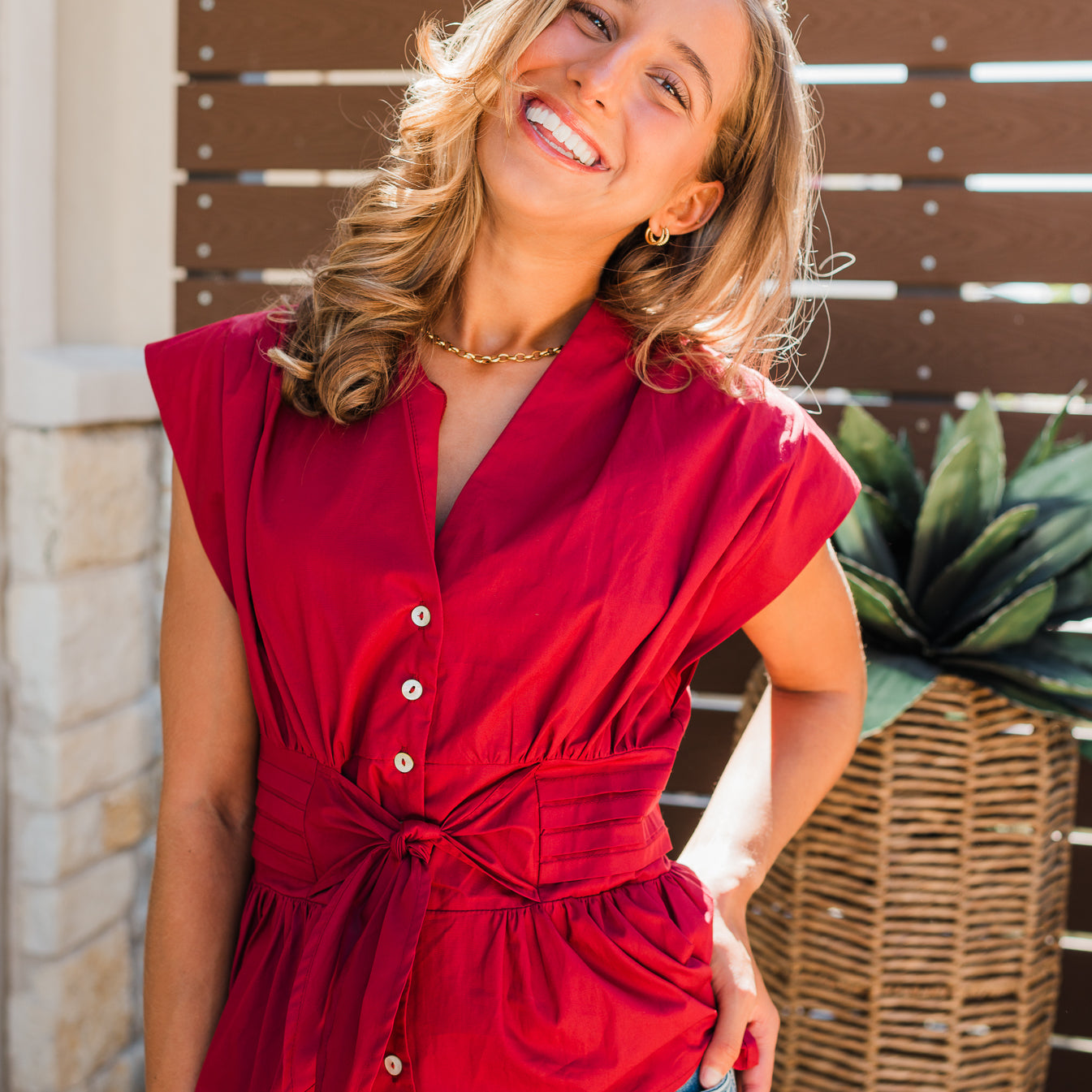 Monroe Top | Merlot